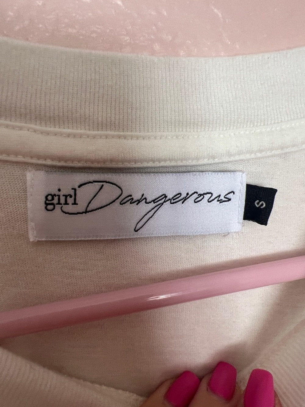Girl Dangerous for Free People - Rose Stem Long Sleeve (Vintage White) - Picture 6 of 6